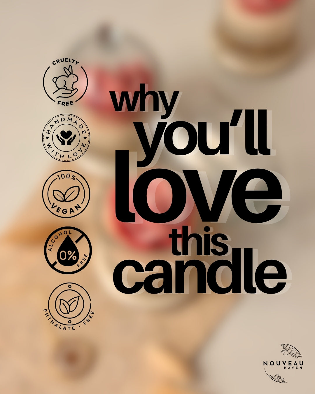 Enchanted Rose Bell Jar Candle