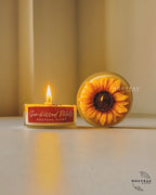 Sun-kissed Petals Tea-Light Candle