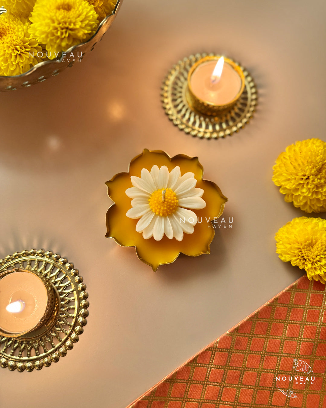 Daisy Mini Urli Candle