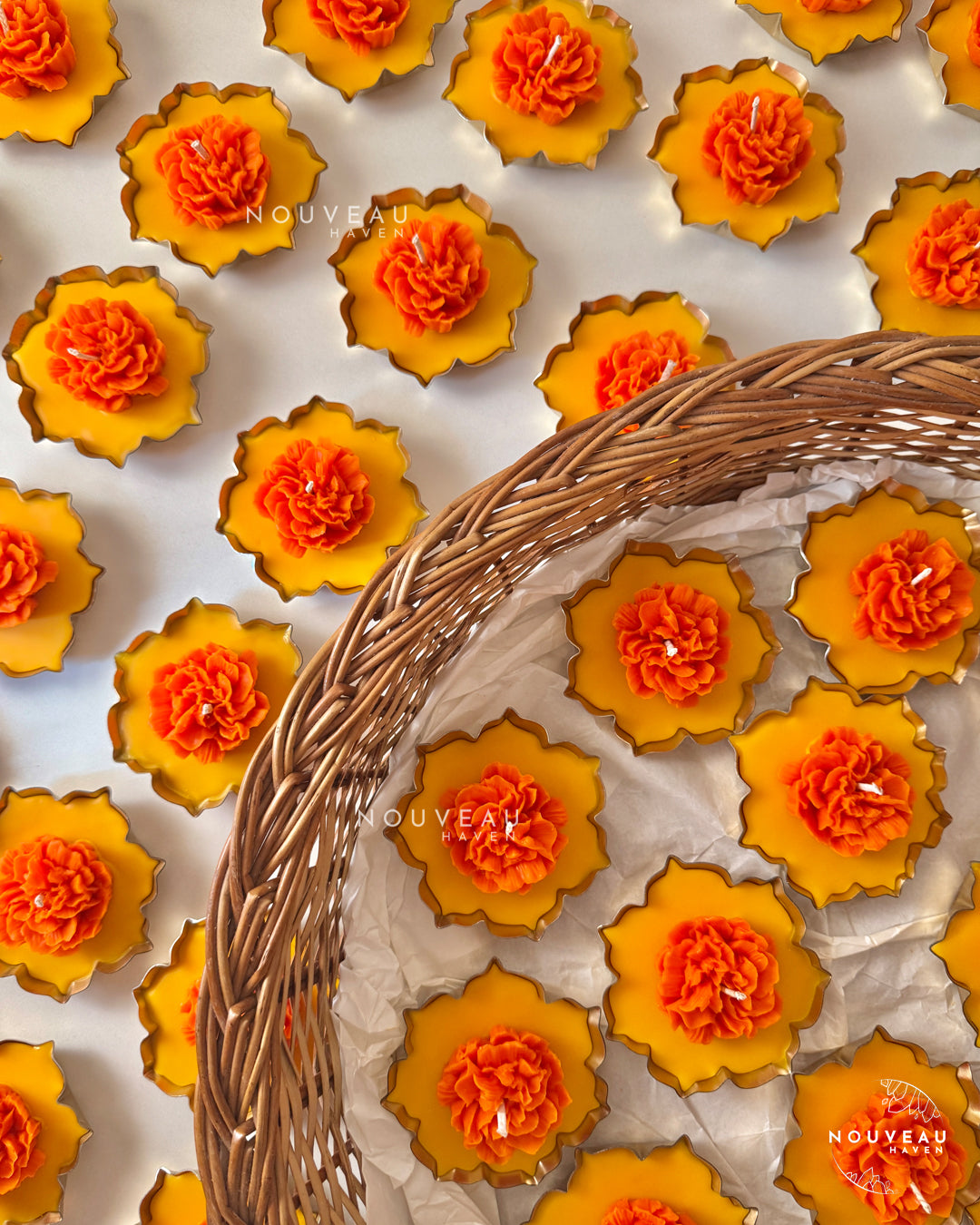 Marigold Mini Urli Candle