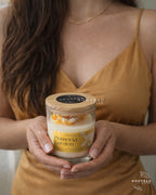 Plumeria Garden Glass Jar Candle