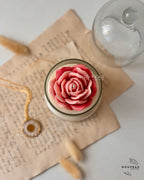 Enchanted Rose Bell Jar Candle
