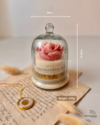 Enchanted Rose Bell Jar Candle