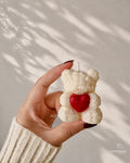 Rose Teddy Candle
