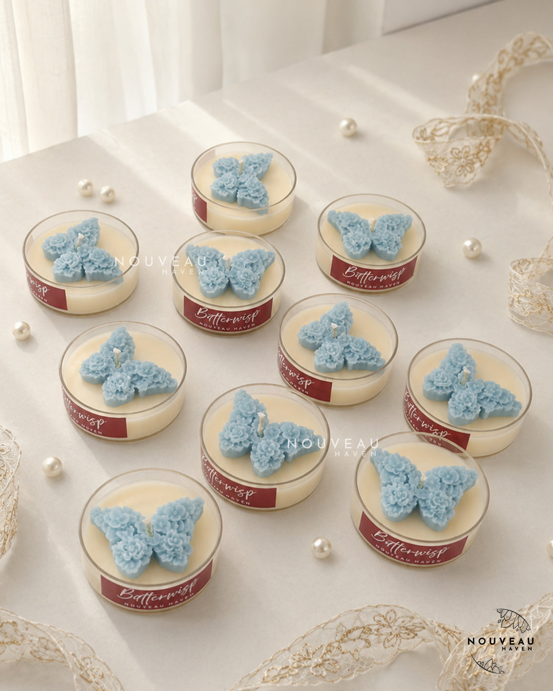 Butterwisp Tea-Light Candle Set