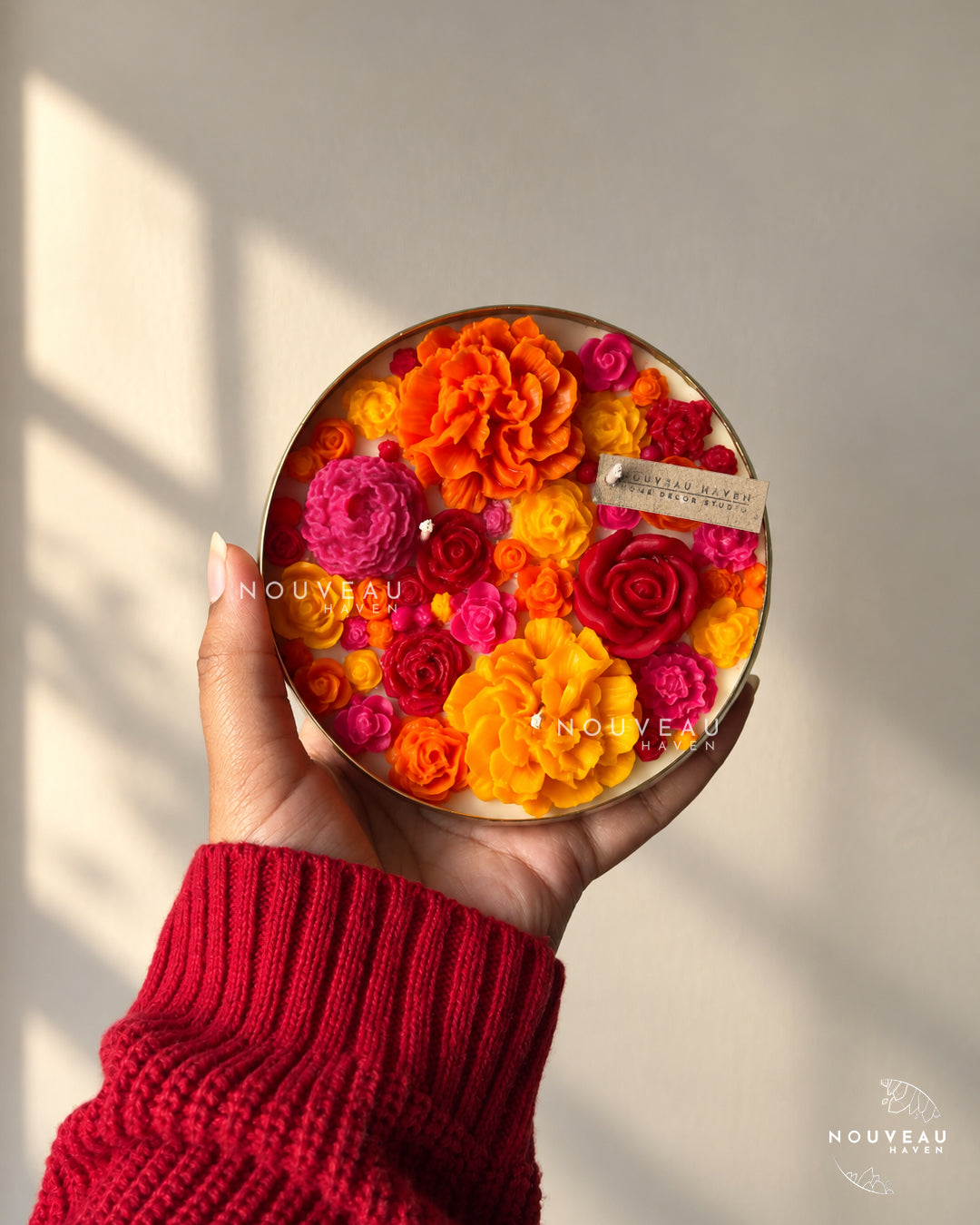 Rang Birangi Urli candle