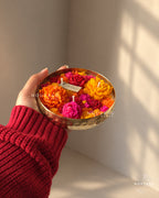 Rang Birangi Urli candle